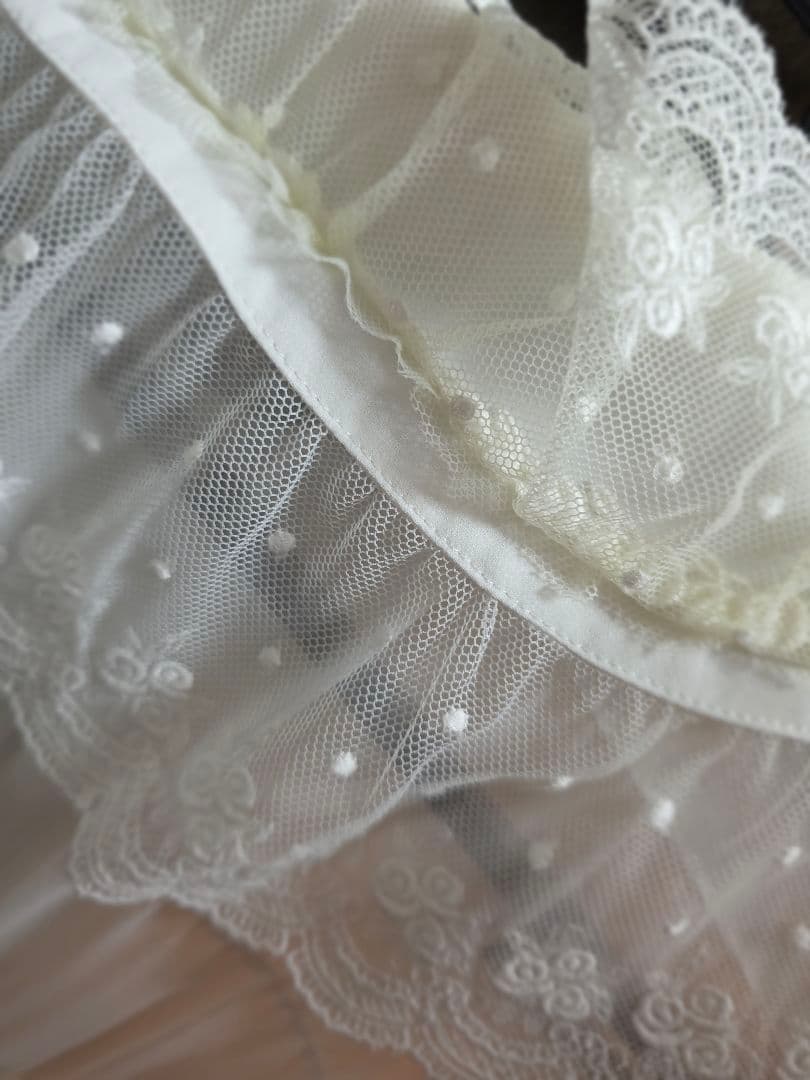 ベイビーザスターズシャインブライト シフォンベビードールブラウス オフ白 難あり