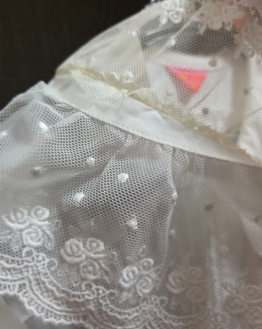 ベイビーザスターズシャインブライト シフォンベビードールブラウス オフ白 難あり