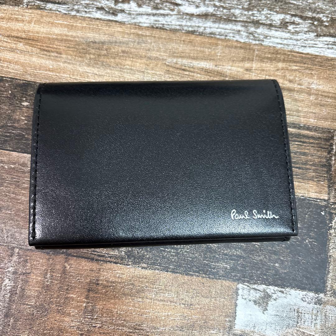 新品 未使用　ポールスミス 名刺入れ 本革