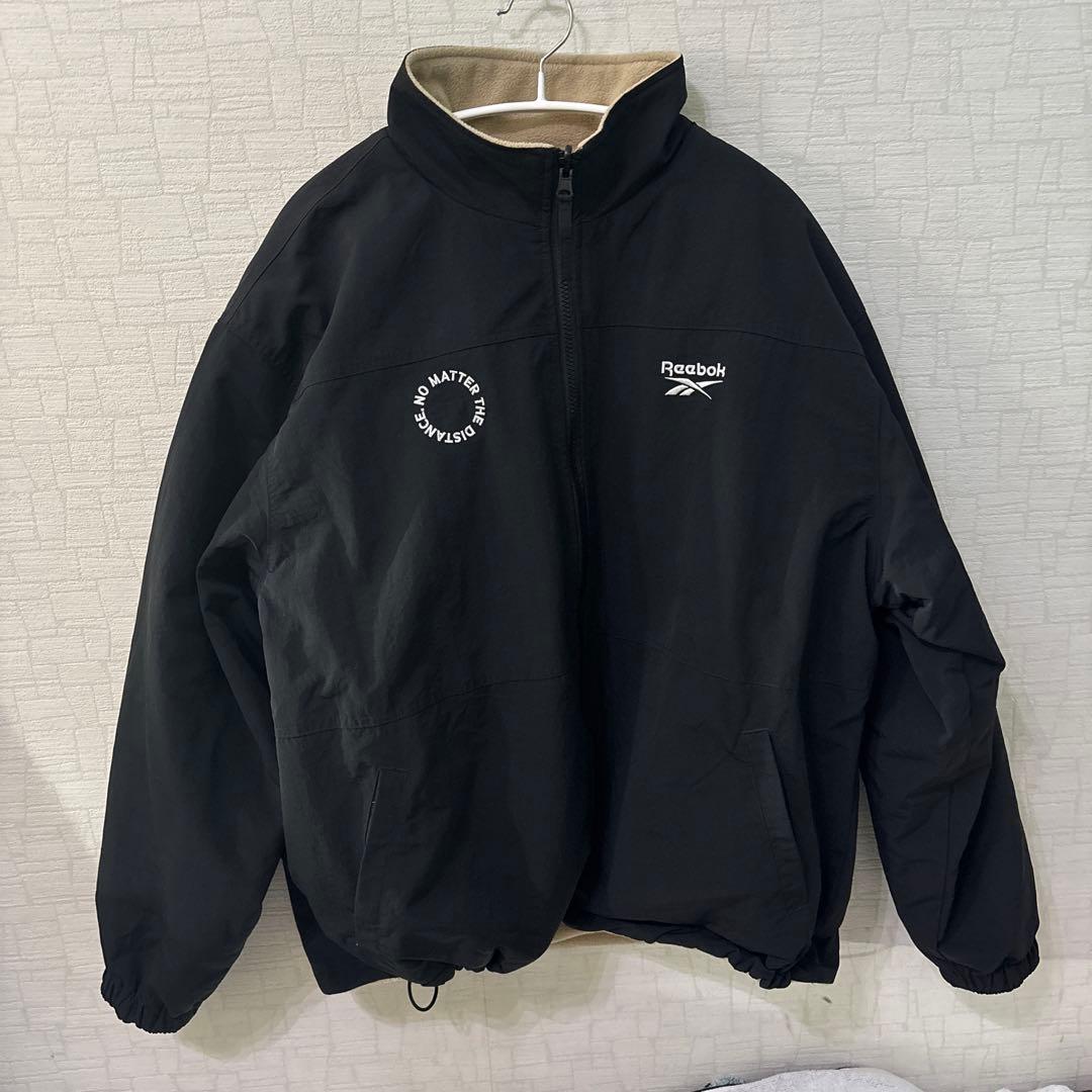 CPCM リーボック リバーシブルブルゾン ブラック　Lサイズ