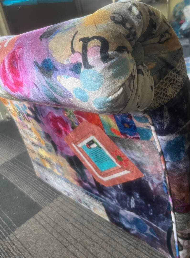 最終値下げ‼️934 パッチワークデザイン ソファ