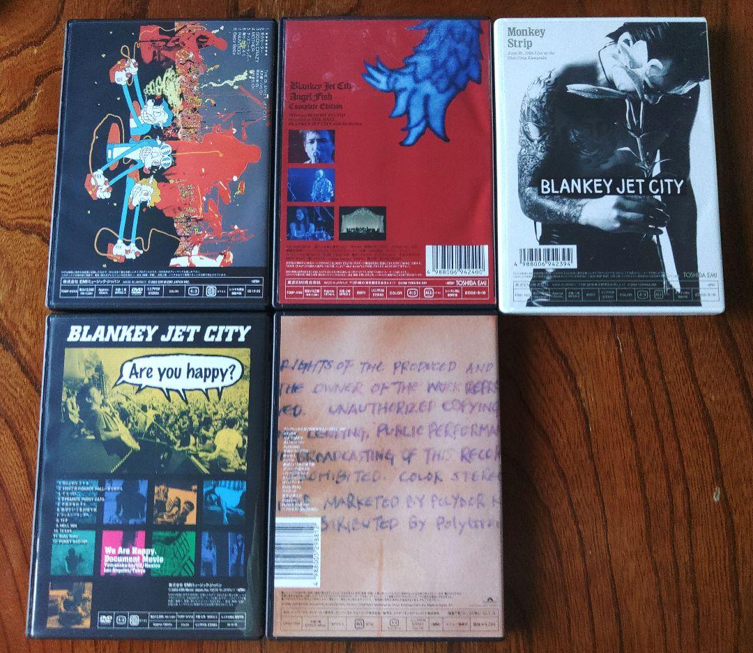 ブランキー　Blankey Jet City DVD 5枚