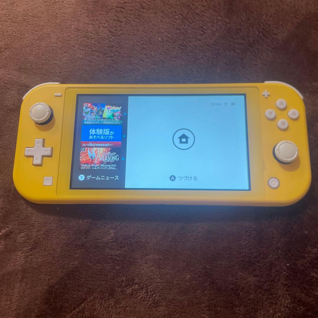 Nintendo Switch Lite イエロー 充電器有り　箱無し