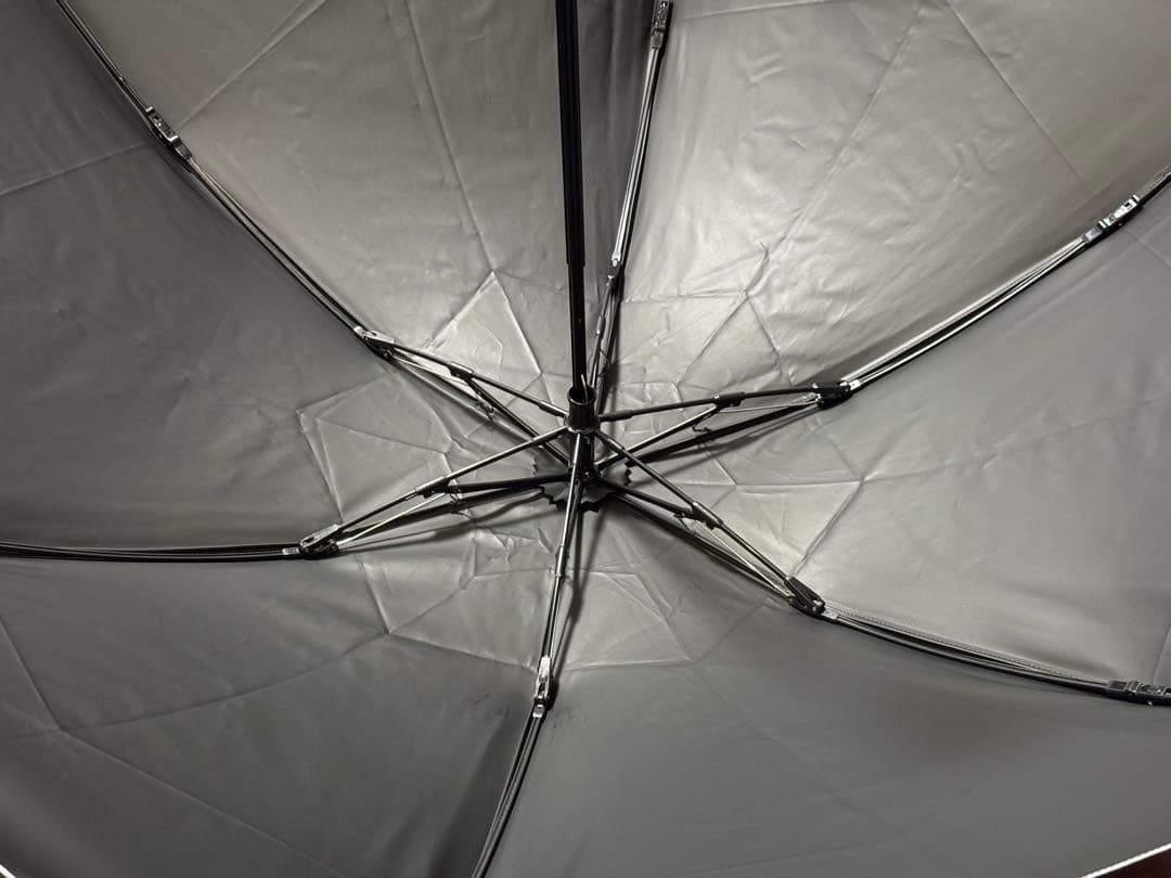 サンバリア　折りたたみ日傘　３段折 フロスト　グレー