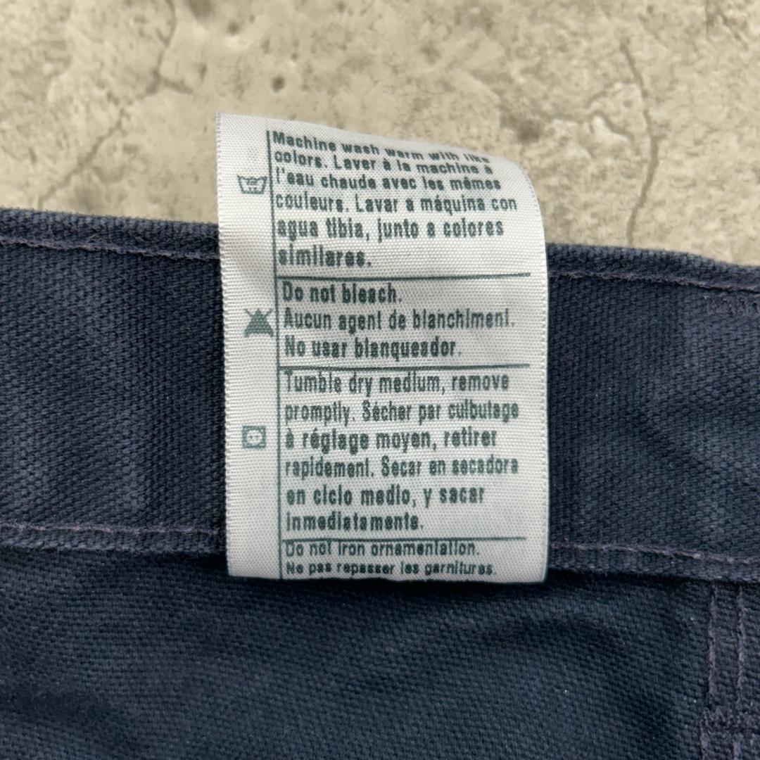 h*読様 カーハート　ダック　ペインターパンツ　ダンガリーフィット　古着　ネイビ