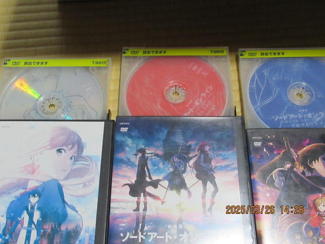 ソ－ドア－トオンライン　DVD 33本セット　　レンタル落ち