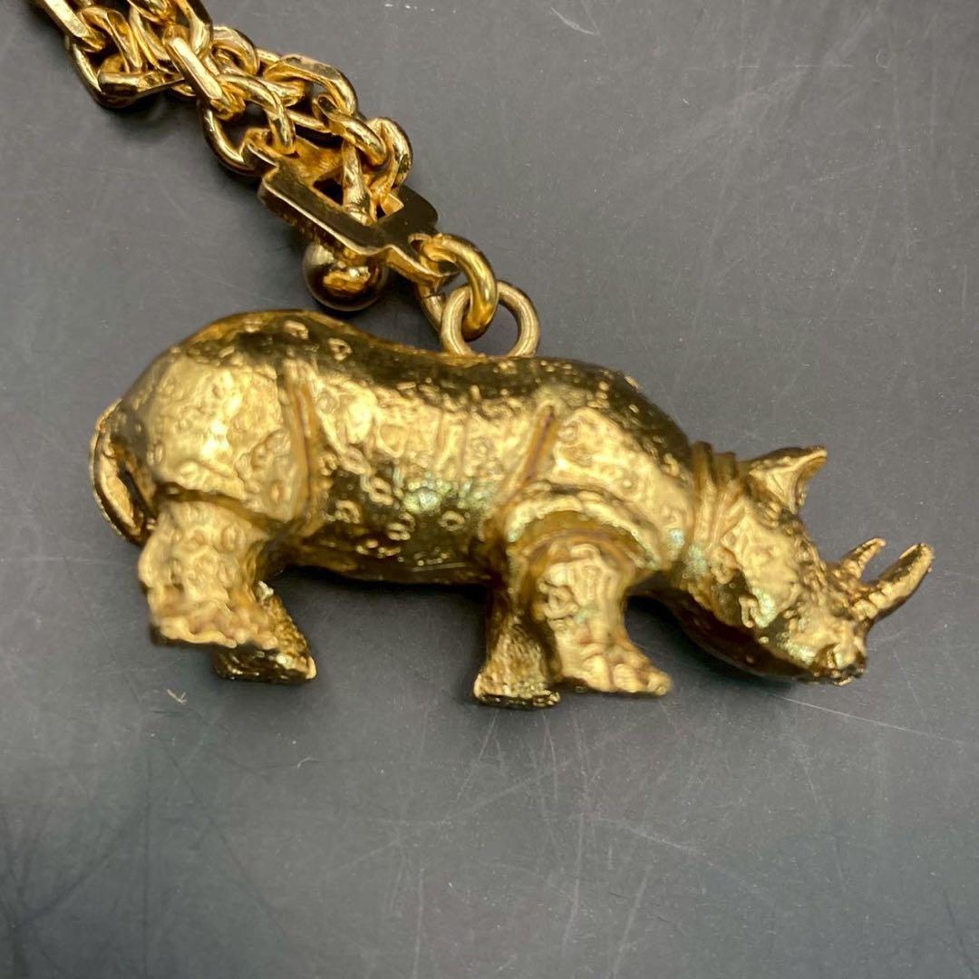 【美品】超稀少　クリスチャンディオール　ヴィンテージ　アニマル　チャーム　CD