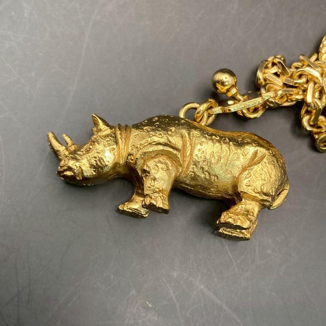 【美品】超稀少　クリスチャンディオール　ヴィンテージ　アニマル　チャーム　CD