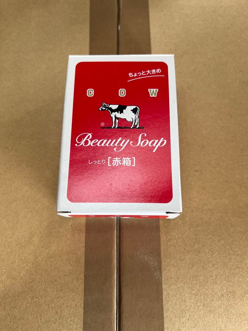 牛乳石鹸BEAUTY SOAP 化粧石鹸カウブランド赤箱a1一箱100個125g