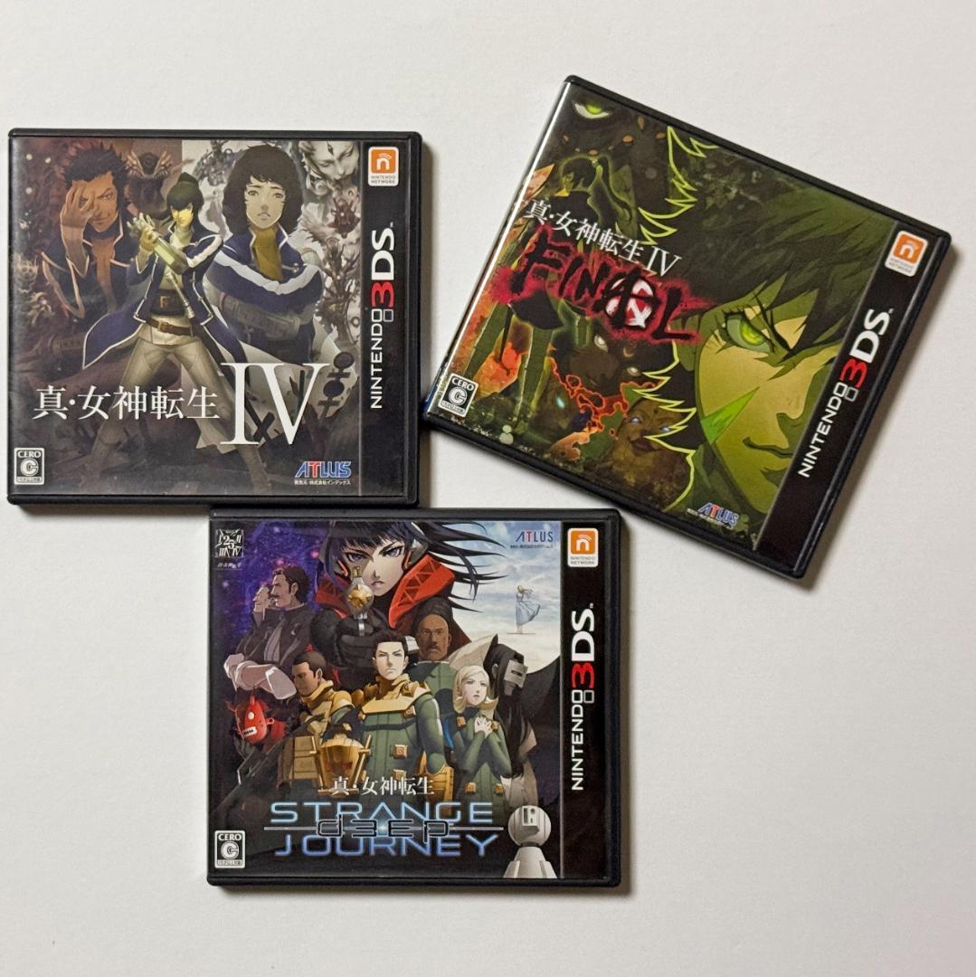 NIntendo 3DS 真・女神転生 3本セット　ニンテンドー3DS