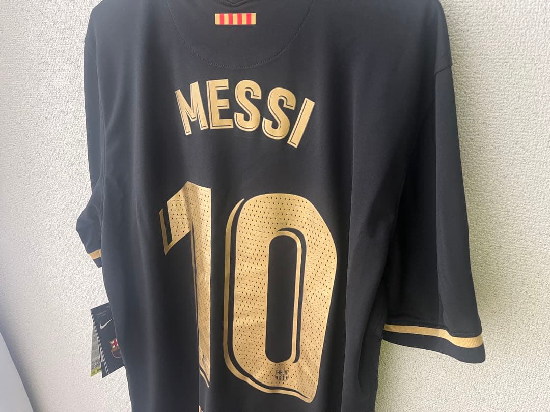 新品・未使用　メッシ10 FC Barcelona Nike Mサイズ　黒×金