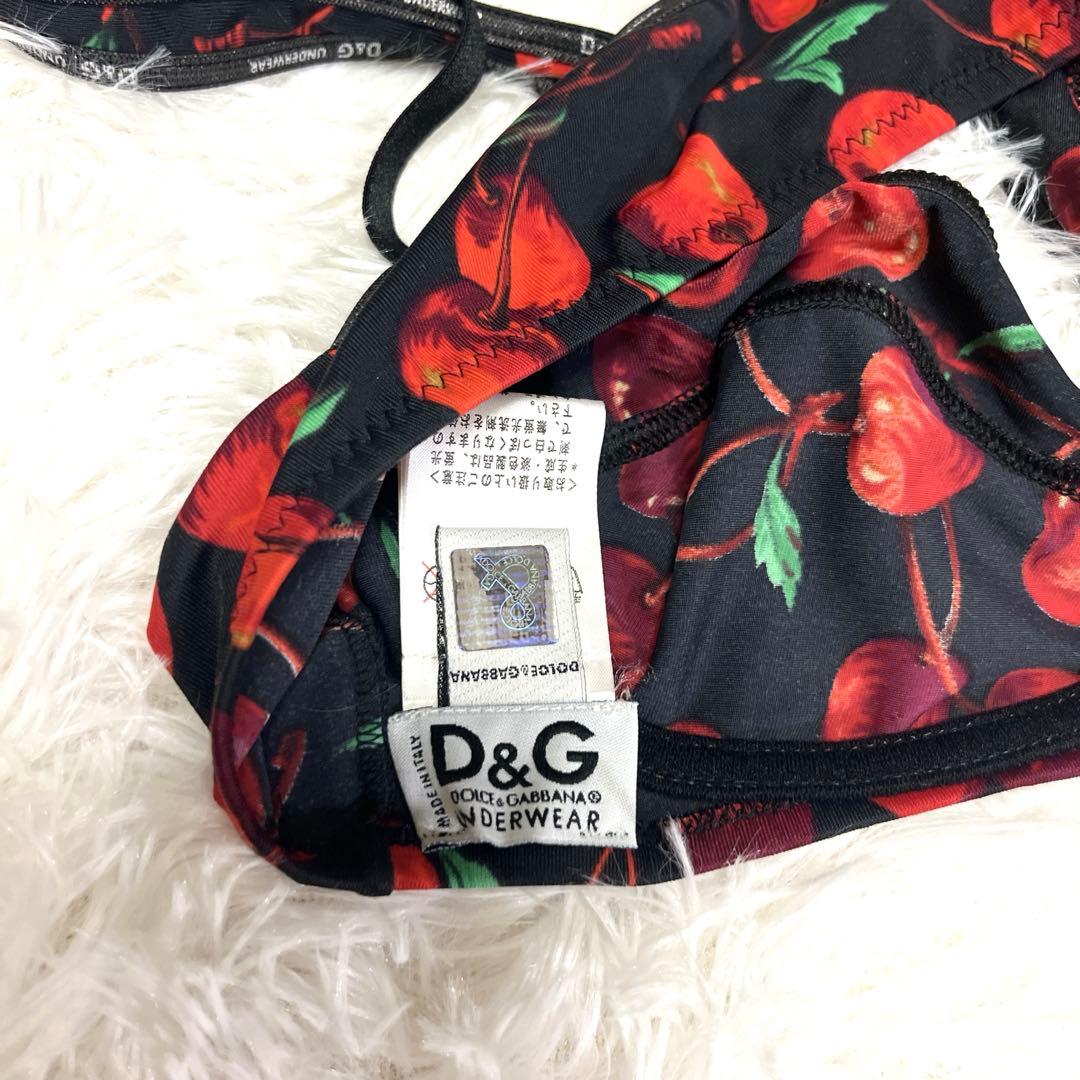 D&G ドルチェ&ガッバーナ　チェリー柄ブラレット　新品未使用　S レア