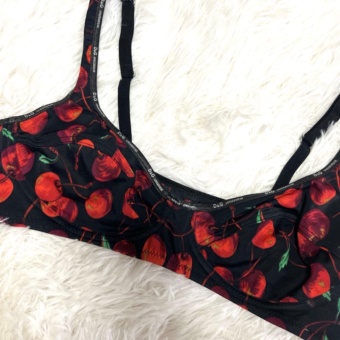 D&G ドルチェ&ガッバーナ　チェリー柄ブラレット　新品未使用　S レア