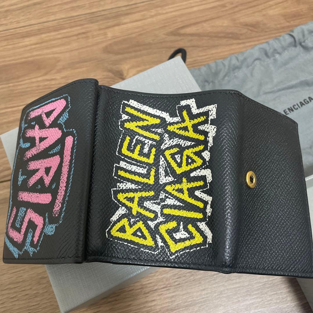 バレンシアガ ミニウォレット グラフィティー
