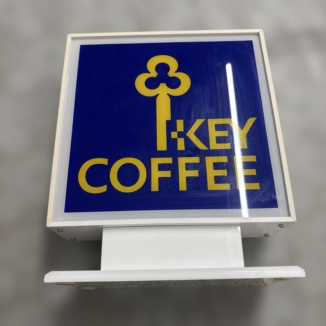 キーコーヒー　電飾看板　昭和レトロ