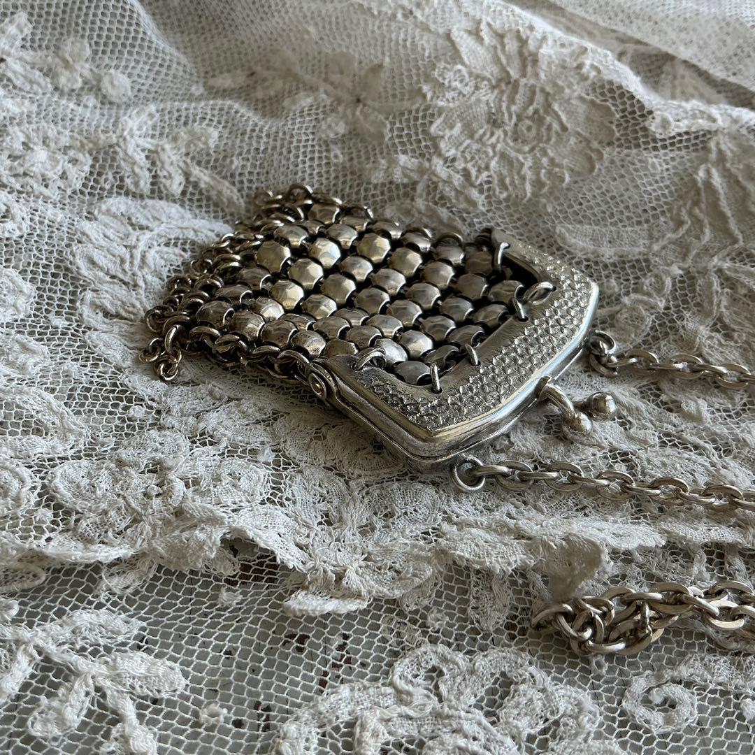 フランスアンティーク　パース　子供用　ペンダント　ミニチュア　ドール用にも