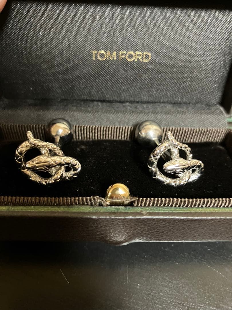 TOM FORD シルバー カフリンクス