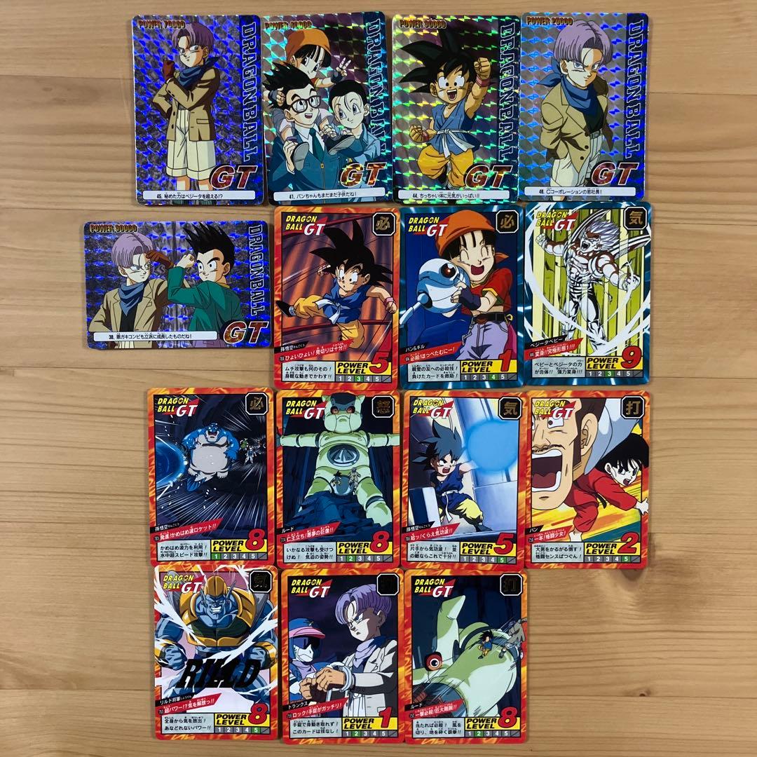 ドラゴンボールGT カード　スーパーバトル＋アマダ　キラ・金・赤含む15枚セット