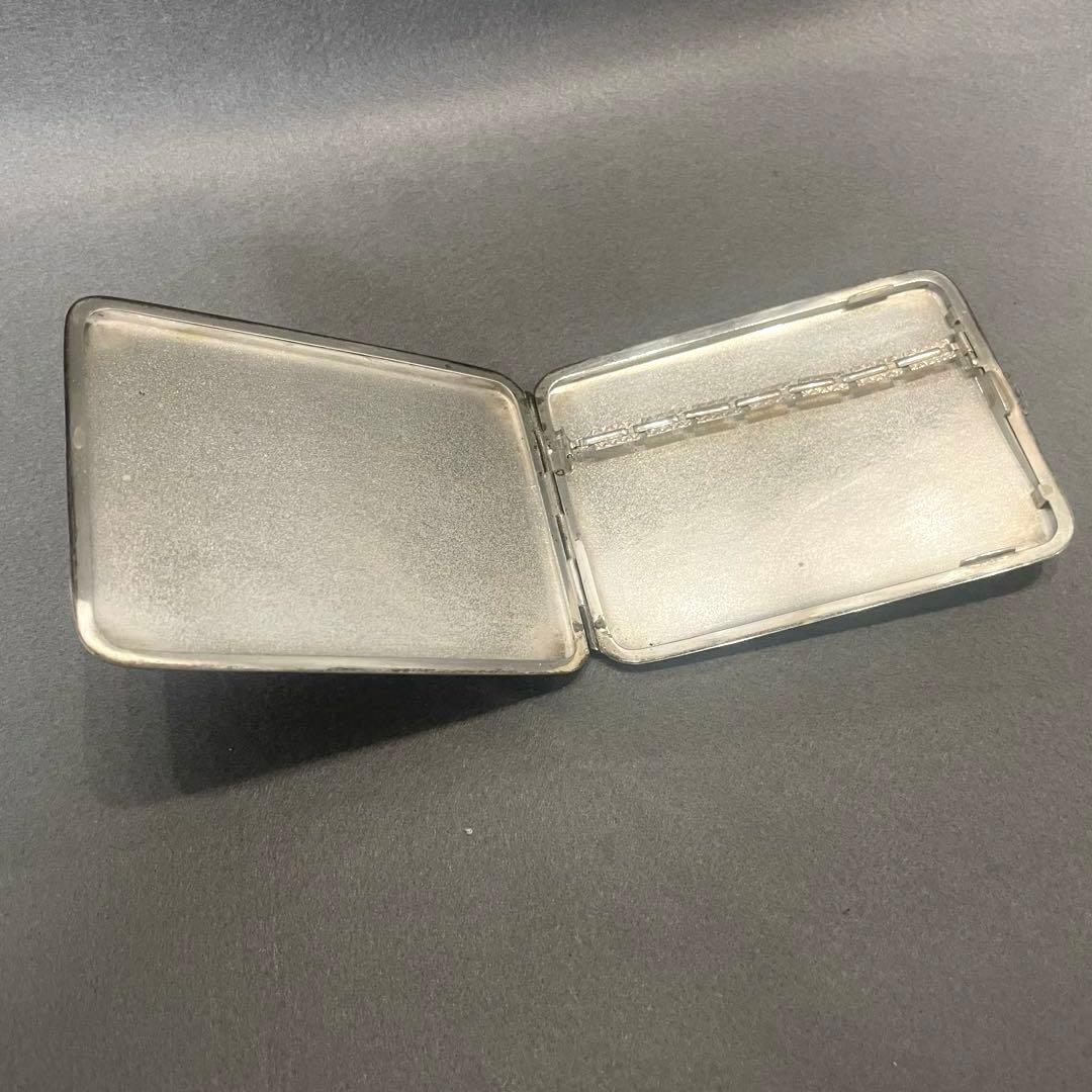 【F】銀製 SILVER シルバー シガレットケース タバコケース ヴィンテージ