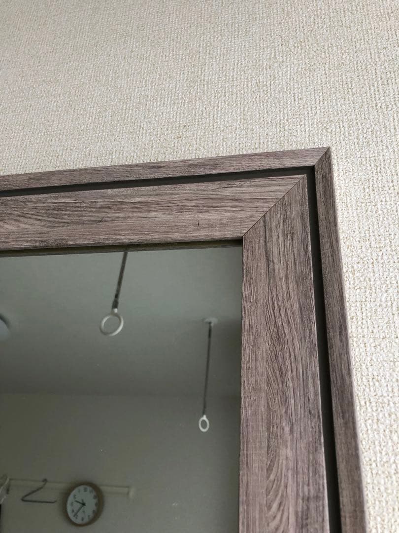 ニトリ【大型】立て掛けミラー 幅90×高さ180cm グレージュ