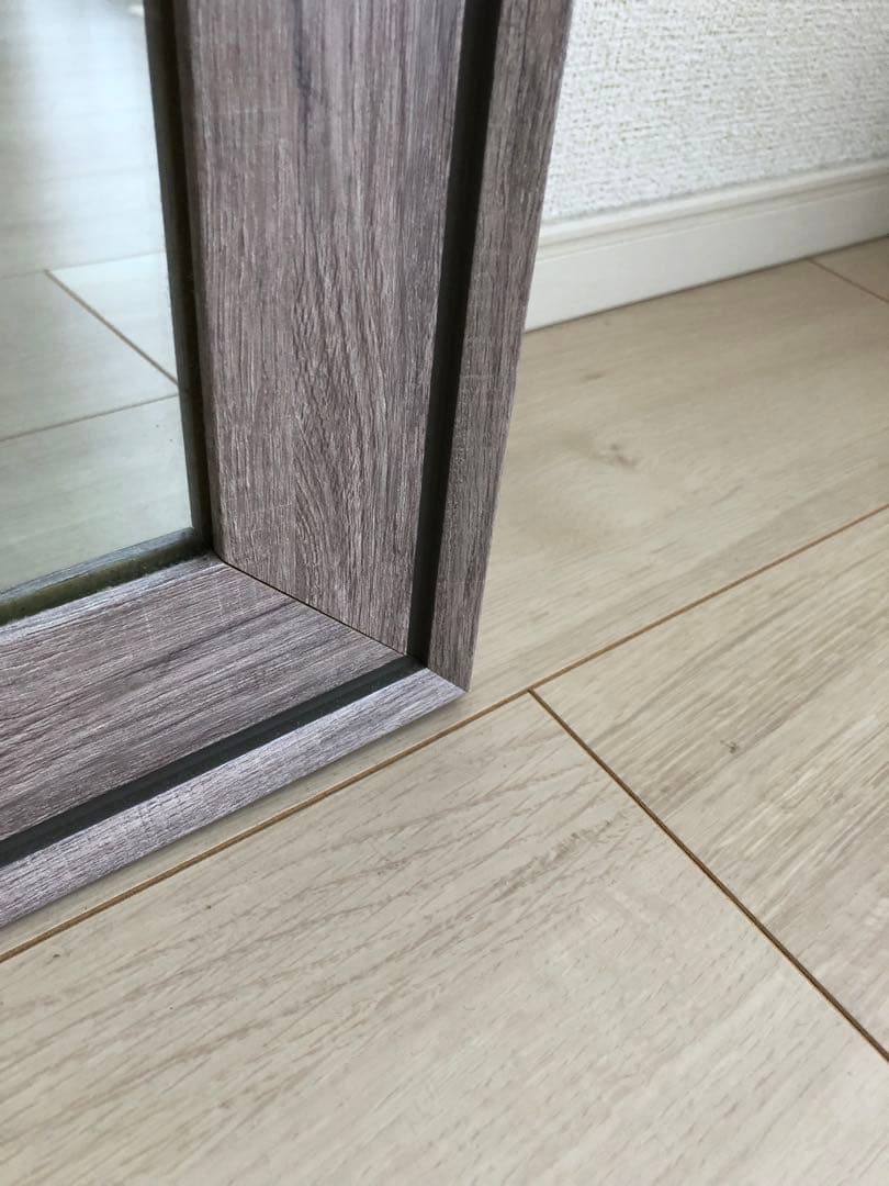 ニトリ【大型】立て掛けミラー 幅90×高さ180cm グレージュ