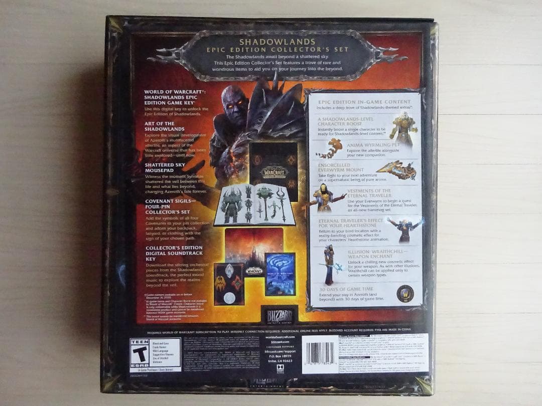 ワールド オブ ウォークラフト 限定版 9個セット 北米版