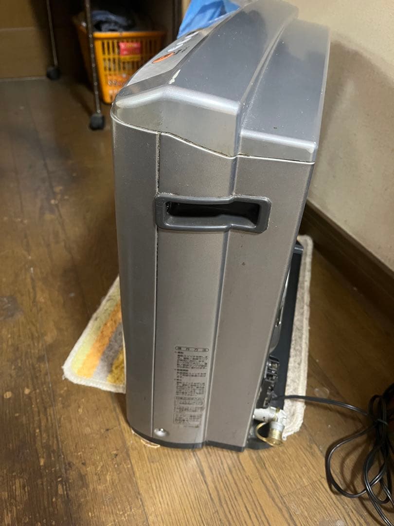 大阪ガス ガスファンヒーター シルバー 取扱説明書付き