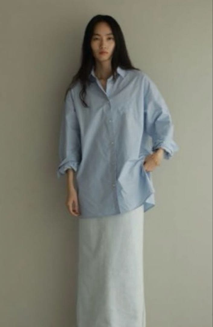 ETRE TOKYO エンブロイダリーシャツ ブルー