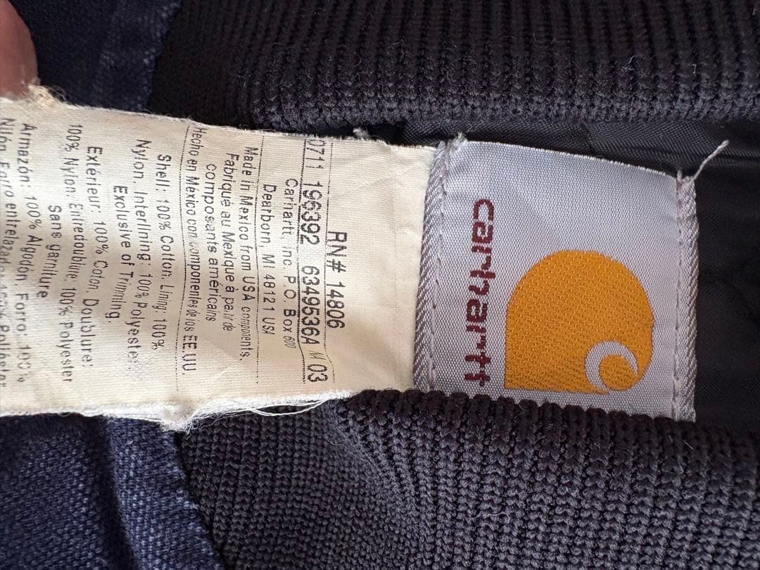 Carhartt ネイビー ベスト USA製