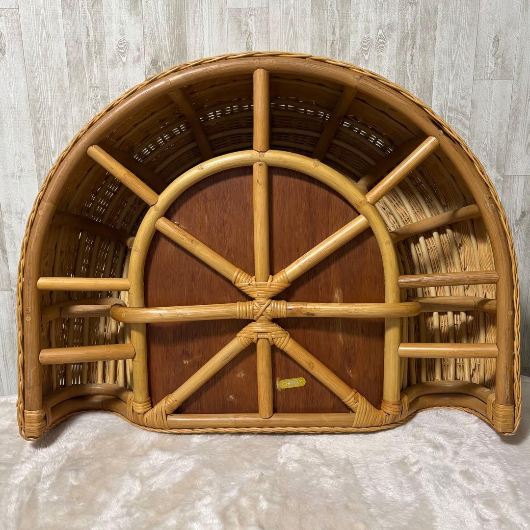 【桜屋工業】ラタン座椅子　2脚セット