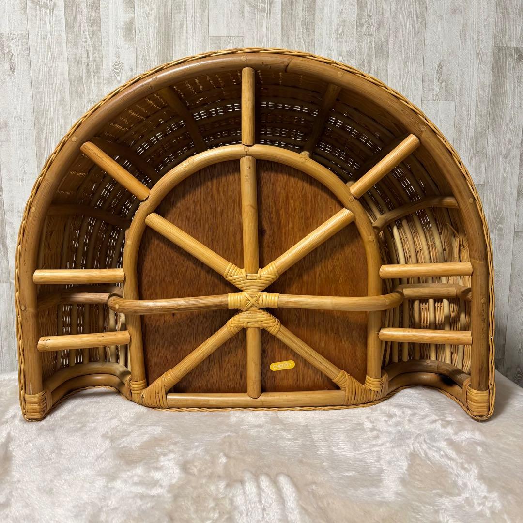 【桜屋工業】ラタン座椅子　2脚セット