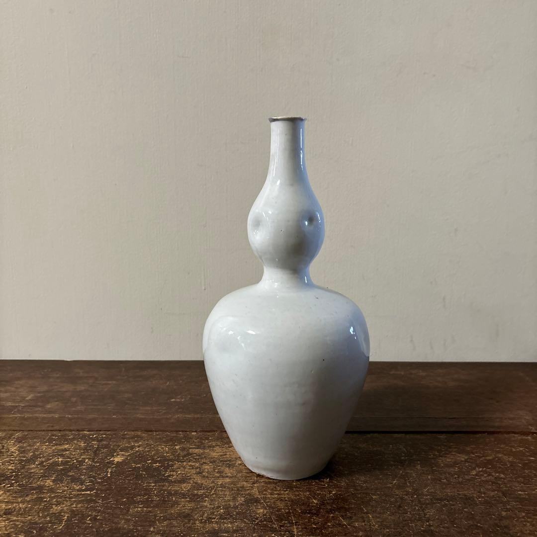 時代　瓢徳利　花器　古伊万里　平戸　平佐　アンティーク　古美術　柿右衛門　李朝