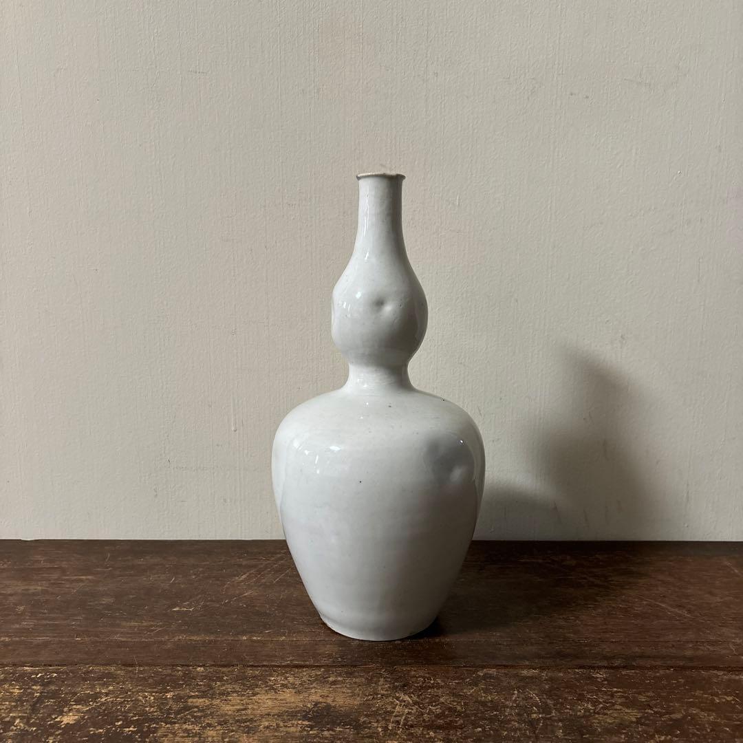 時代　瓢徳利　花器　古伊万里　平戸　平佐　アンティーク　古美術　柿右衛門　李朝