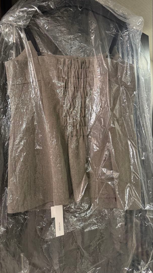 HYEON cami tops \"herring\" / gray S新品