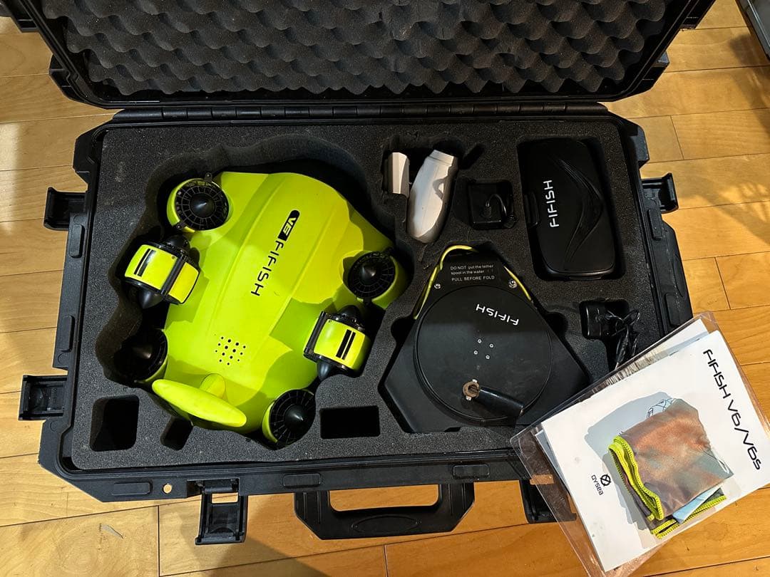 水中ドローン QYSEA FIFISH V6 ジャンク