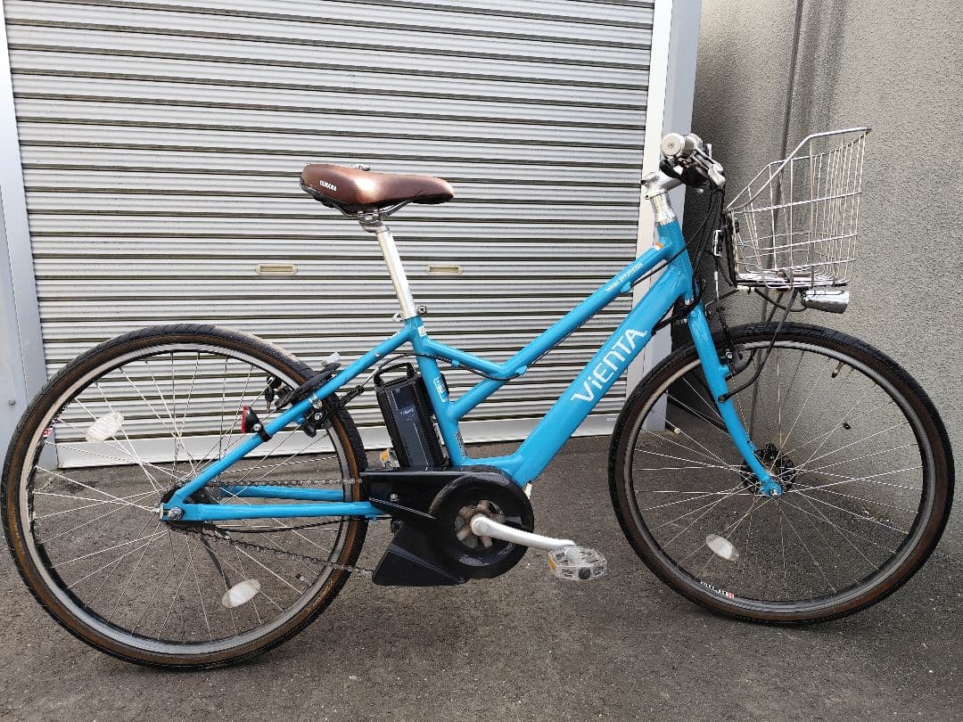 めるゆ　ヤマハ　ビエンタ　水色　12.3Ahバッテリー 現状品