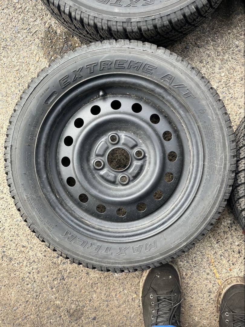 MAXTREK 14インチタイヤ・ホイールセット A/Tタイヤ 24年製