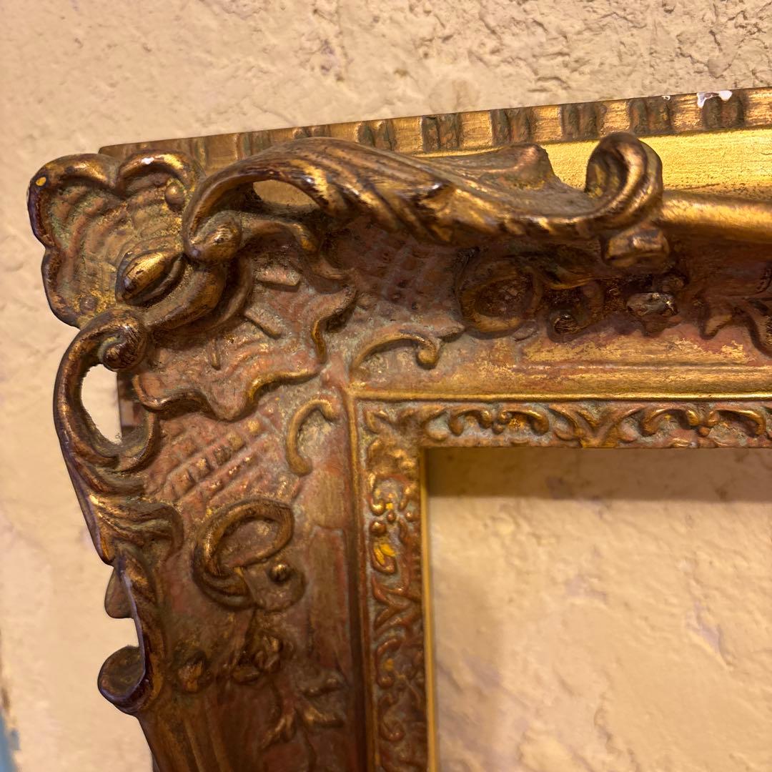 二枚セット　大きめ　額縁　フレーム　アンティーク