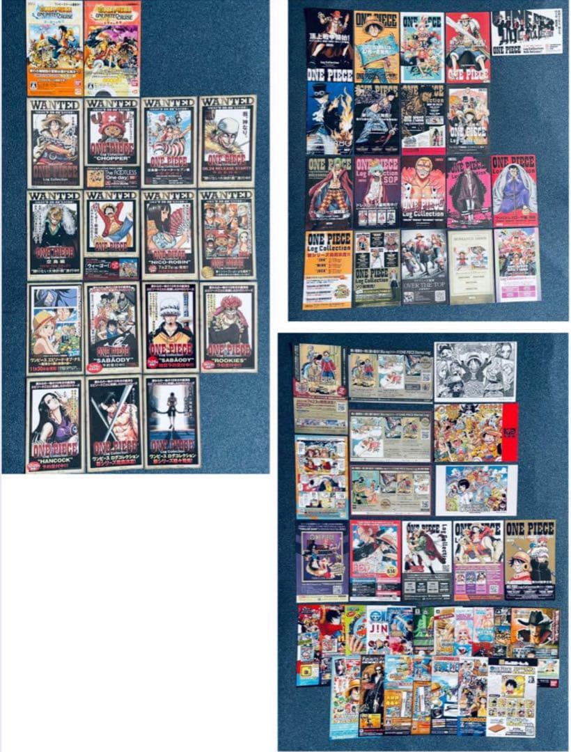 ワンピース　全112巻 初版本 帯☆チラシ全巻 + MEGA おまけ 23冊
