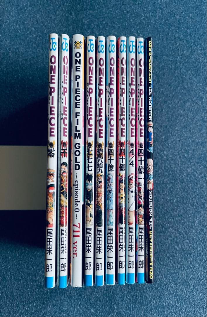 ワンピース　全112巻 初版本 帯☆チラシ全巻 + MEGA おまけ 23冊