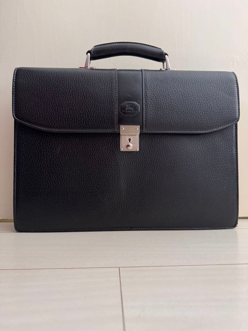 希少】BURBERRY バーバリー ビジネスバッグ ブリーフケース 黒