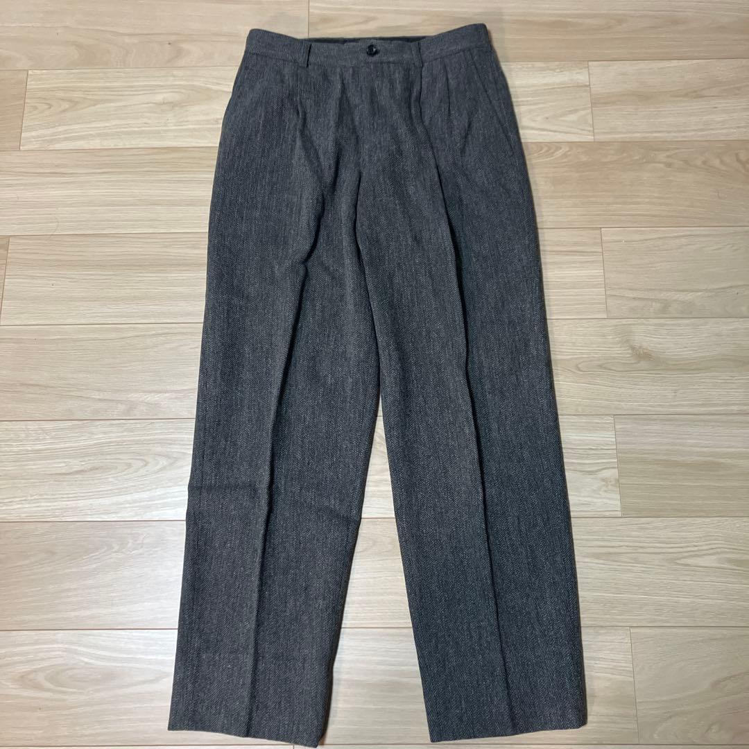 コムデギャルソン スラックス ビンテージ ヘリンボーン