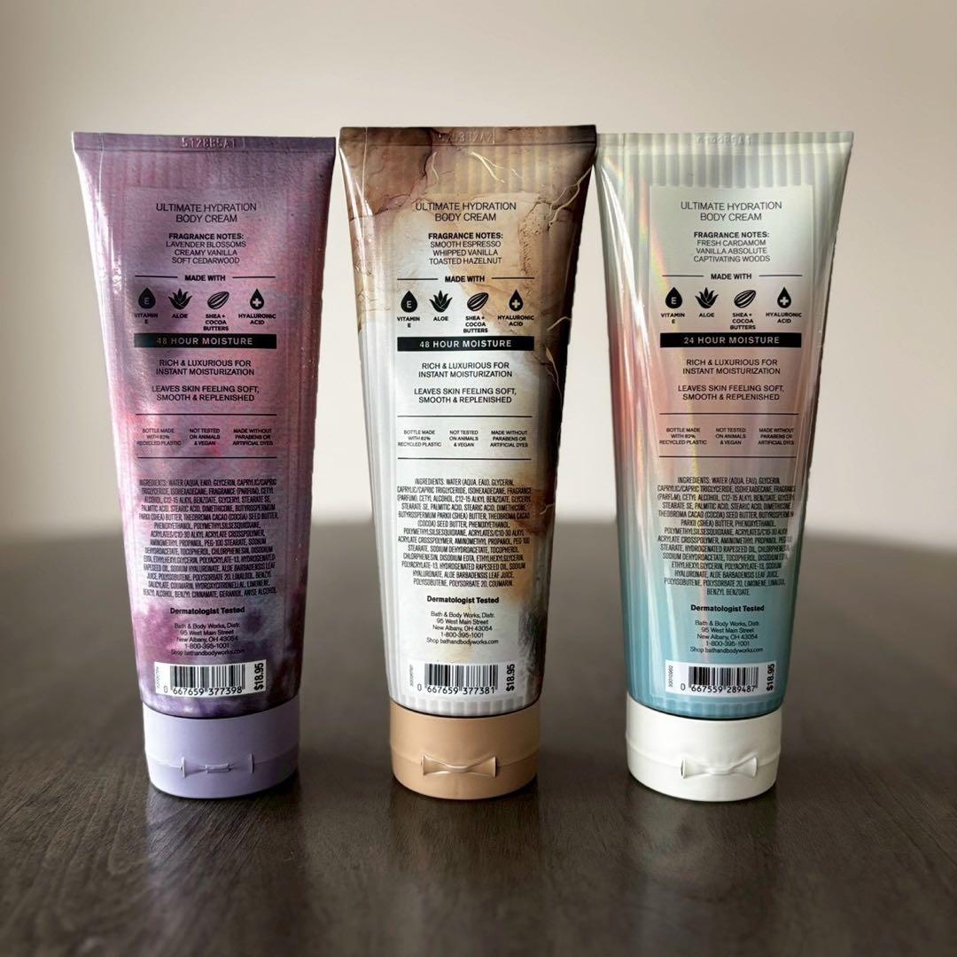 バスアンドボディワークス★バニラ系ボディクリーム3種セット