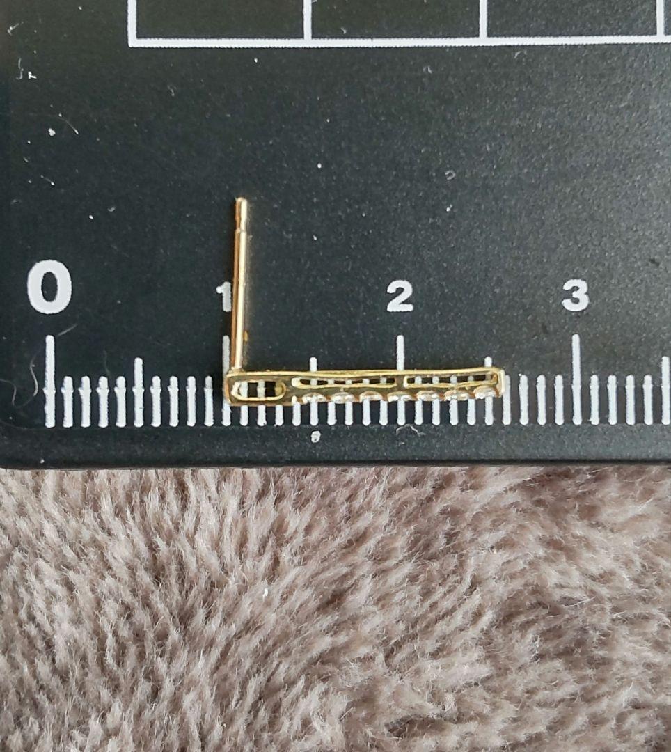 K18ダイヤモンドピアス 片耳用