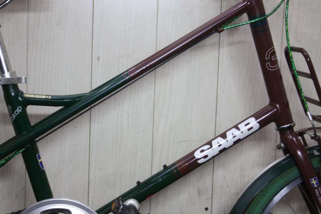 人気！SAAB 20インチ アルミ シマノ6速 360mmミニベロ