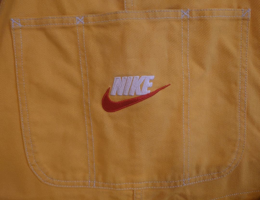 さ*る様 シュプリーム ナイキ オーバーオール L 黄