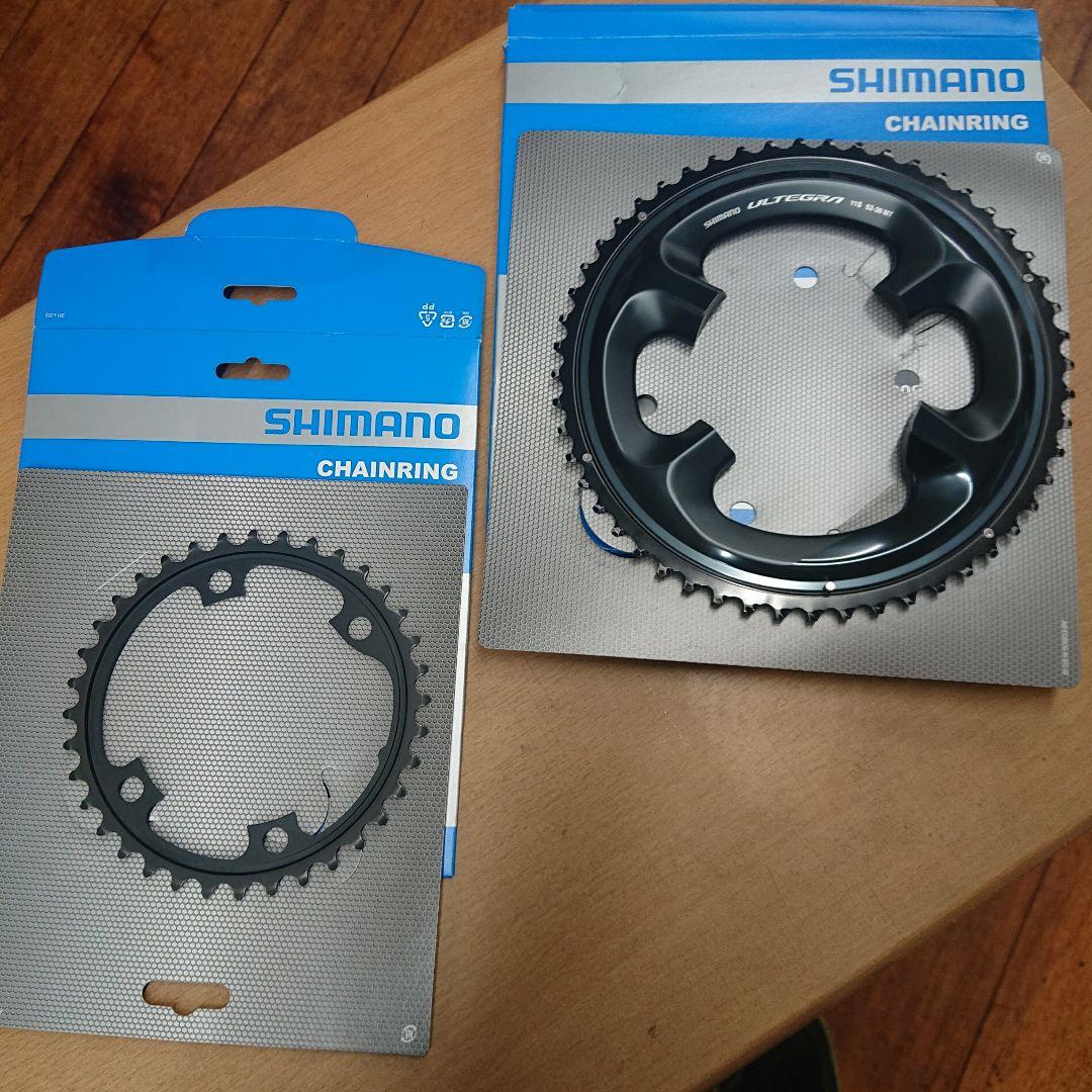 SHIMANO ULTEGRA FC-R8000 チェーンリング 52T/36T