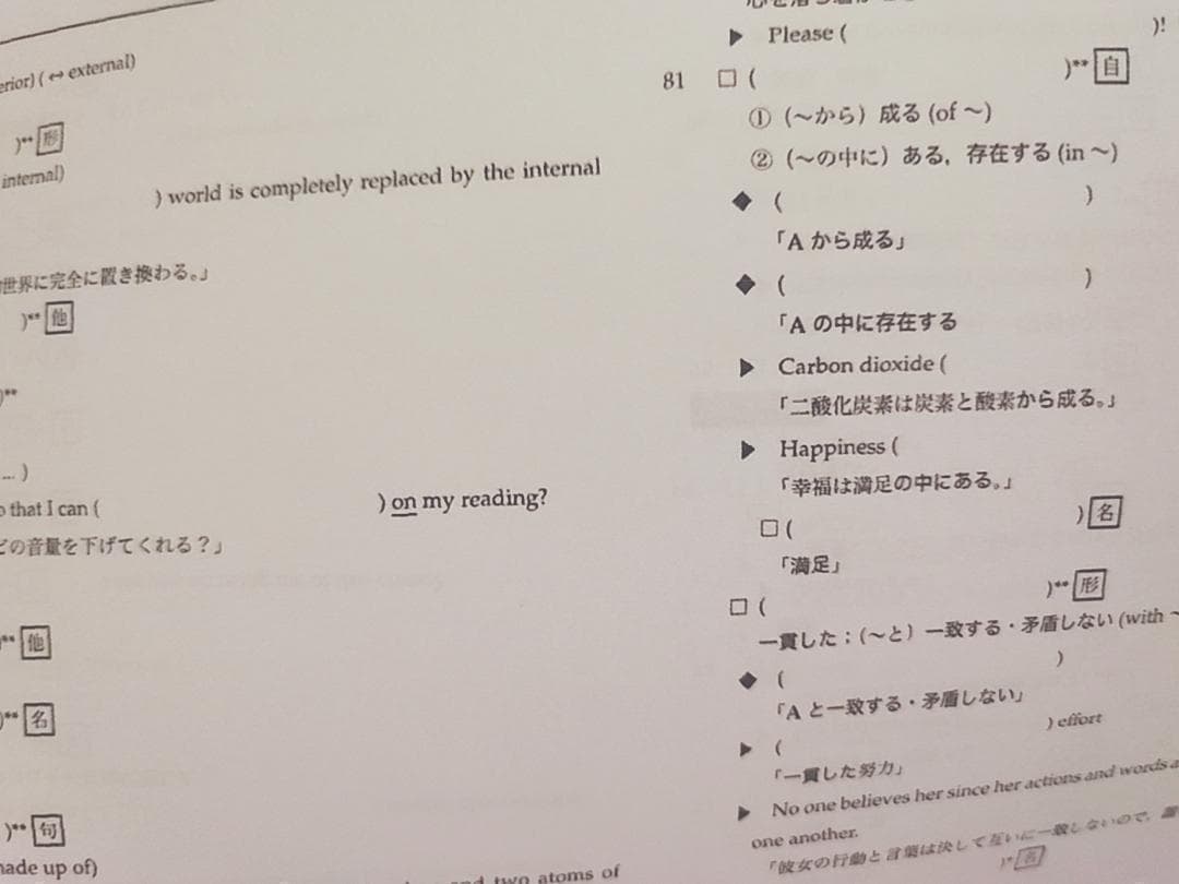 鉄緑会の高3英語鉄壁定着度確認プリント集フルセット　鉄壁単語ドリル　駿台　河合塾