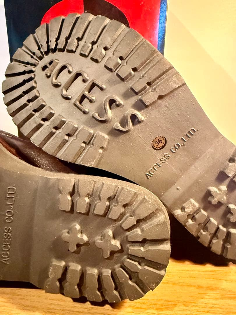 Question mark レア プラットフォーム レザー靴