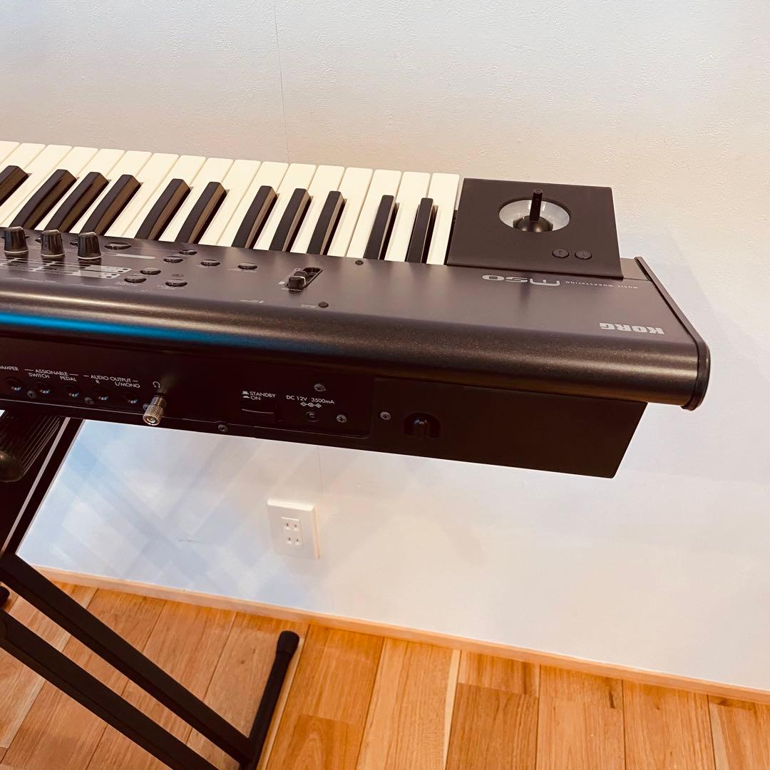 希少 KORG M50-73 シンセサイザー キーボード 台 フットペダル